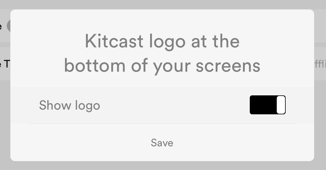 How to Disable the Kitcast Branding at All the Widgets at their Bottom